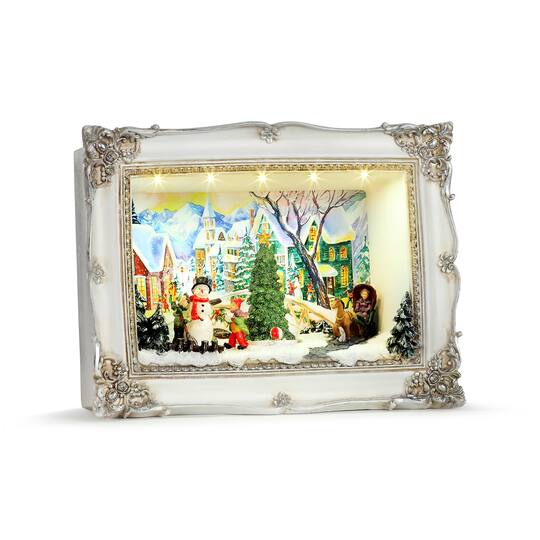 Mr. Christmas Village Animated Shadow Box Scenes in White | Michaels�